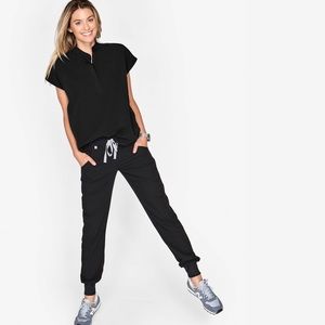 Figs Black Jogger Scrub Pants
